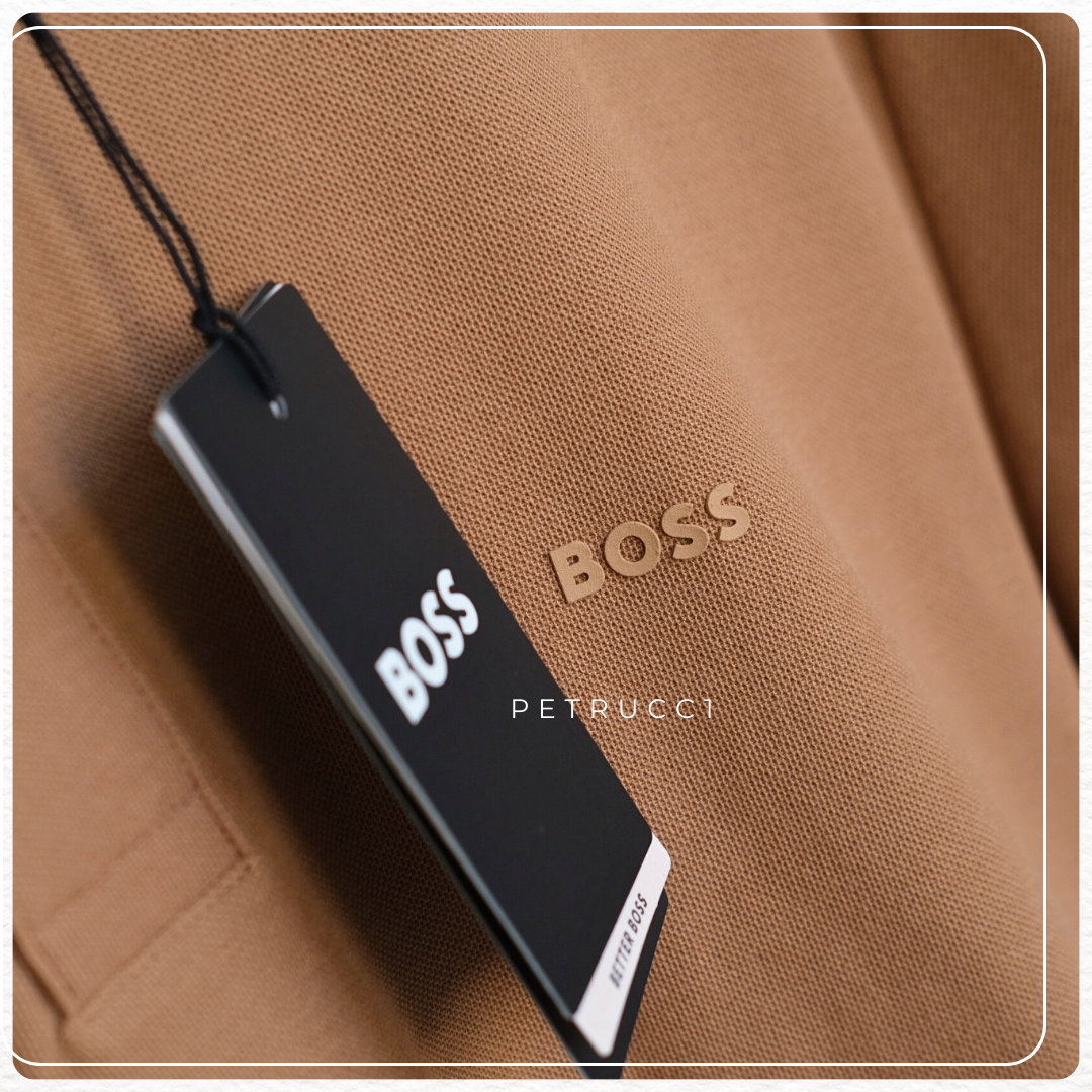 BOSS POLO SHIRT WITH STRIPED COLLAR  PHILLIPSON 118 50495709