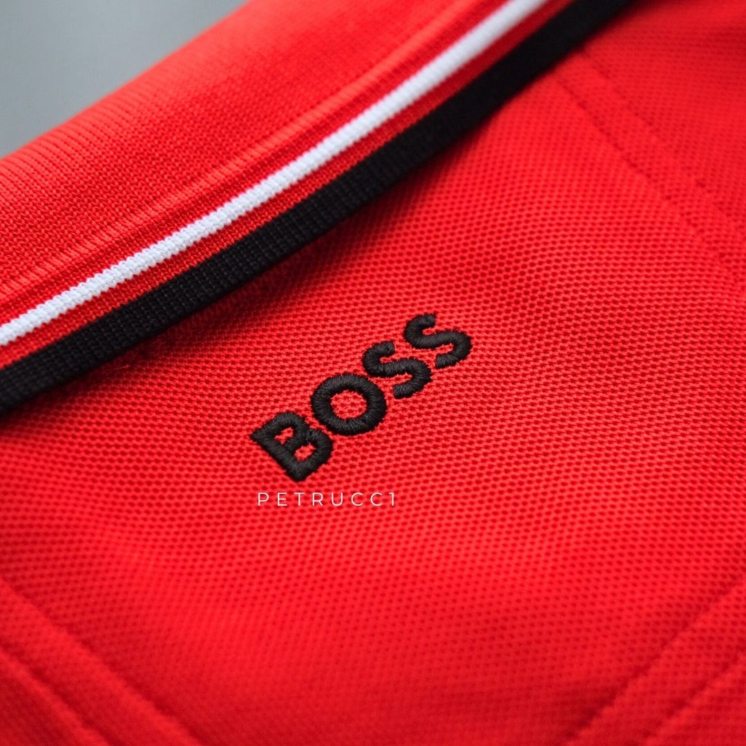BOSS Polo shirt in cotton-blend piqué with S.Café  PADDY PRO 50249000