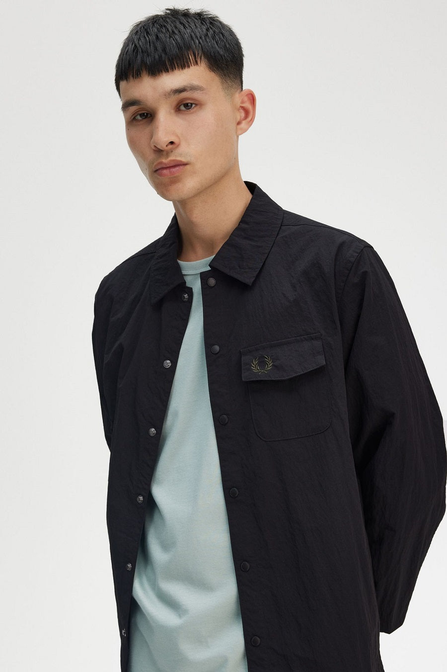 Fred Perry Taslan Snap Detail Shell Jacket J9050/102