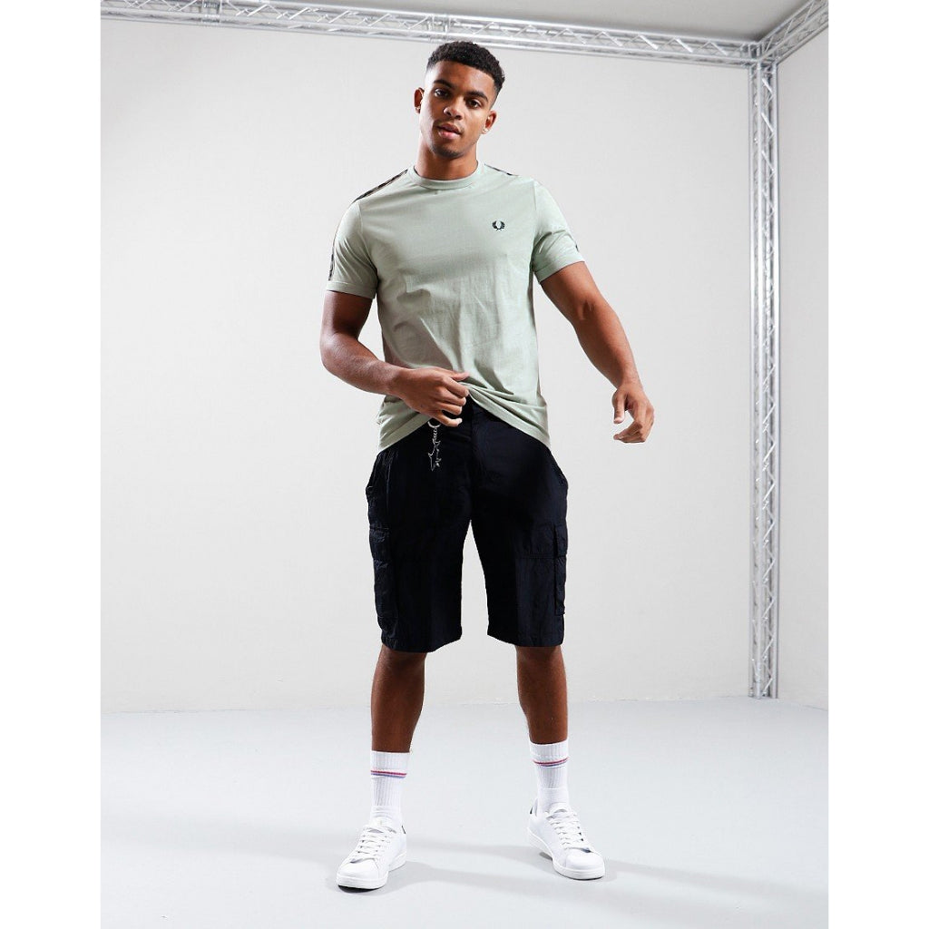 Fred Perry Contrast Tape Ringer T-Shirt Kaos M4613/W26