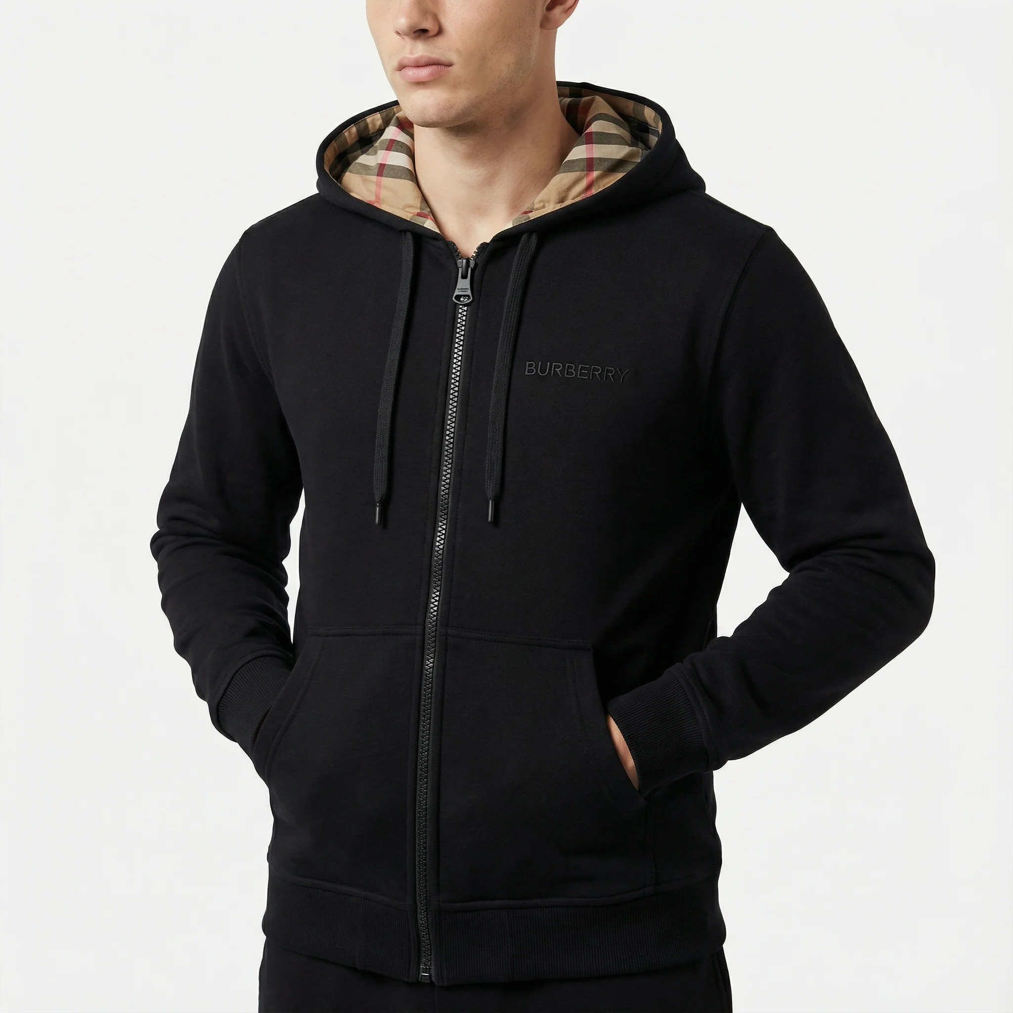 BURBERRY Hove Check Hooded 8084376