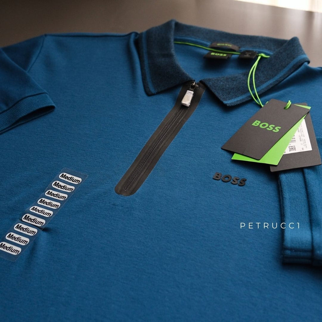 BOSS Zip Polo Shirt 50560661