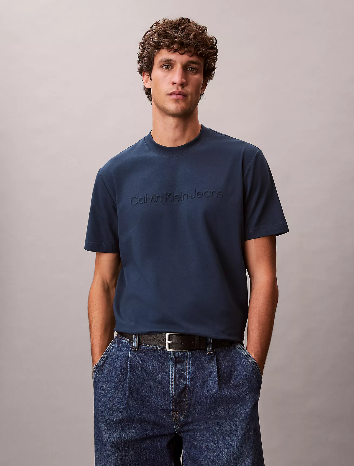 Calvin Klein T Shirt Kaos Tee Man Cowo Pria Katun Cotton 4RAB803