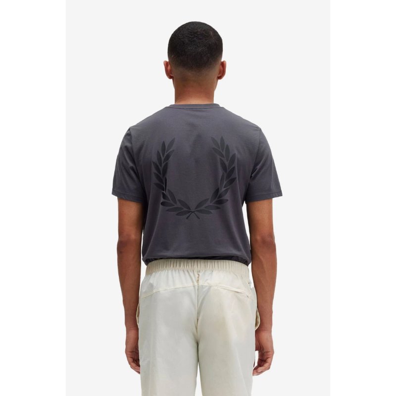 Fred Perry t shirt kaos graphic man men tee cowo pria M5631/G85