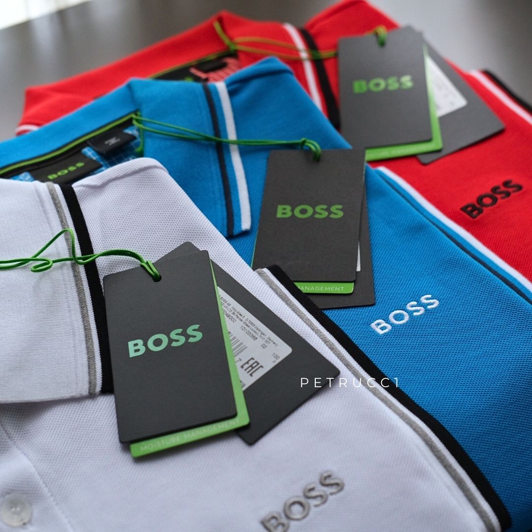 BOSS Polo shirt in cotton-blend piqué with S.Café PADDY PRO 50249000
