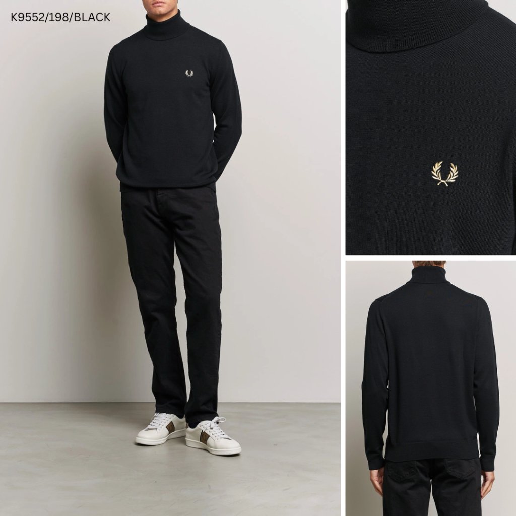 FRED PERRY FP Long Sleeved Turtle Neck K9552