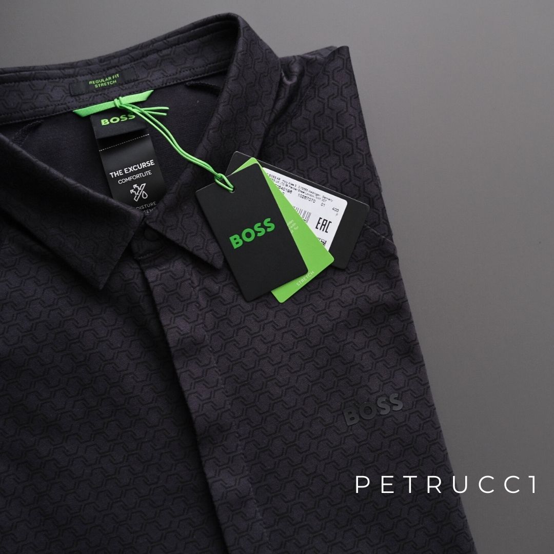 BOSS Knitted Cotton Piqué Shirt 50540196