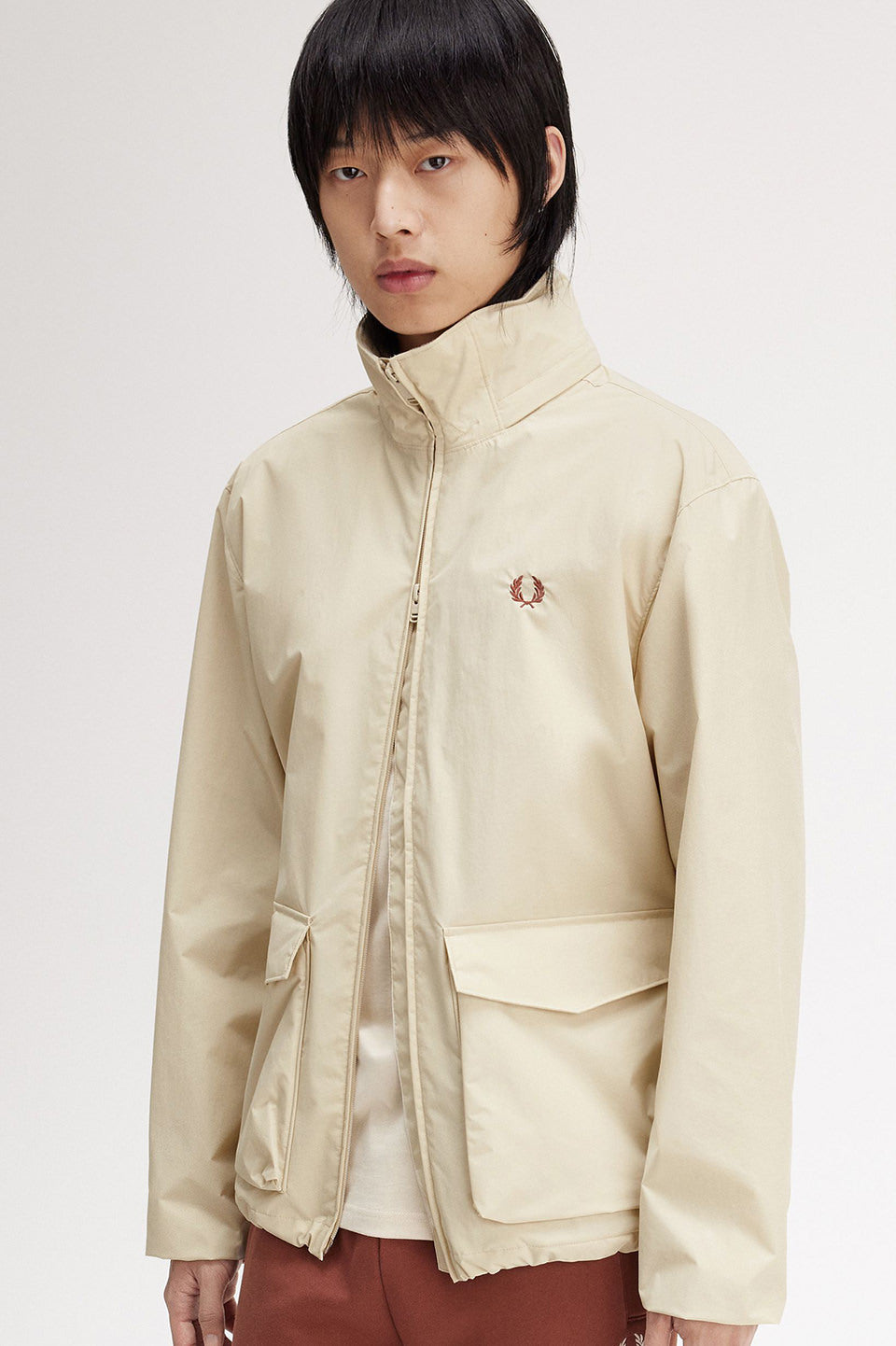 Fred Perry Patch Pocket Zip Through Jacket Parka J8548/691