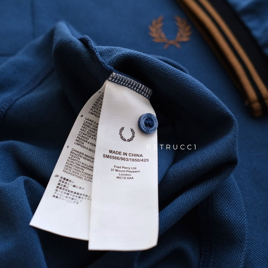 Fred Perry Polo Shirt Cowo Pria Kaos Kerah Man SM6566/143