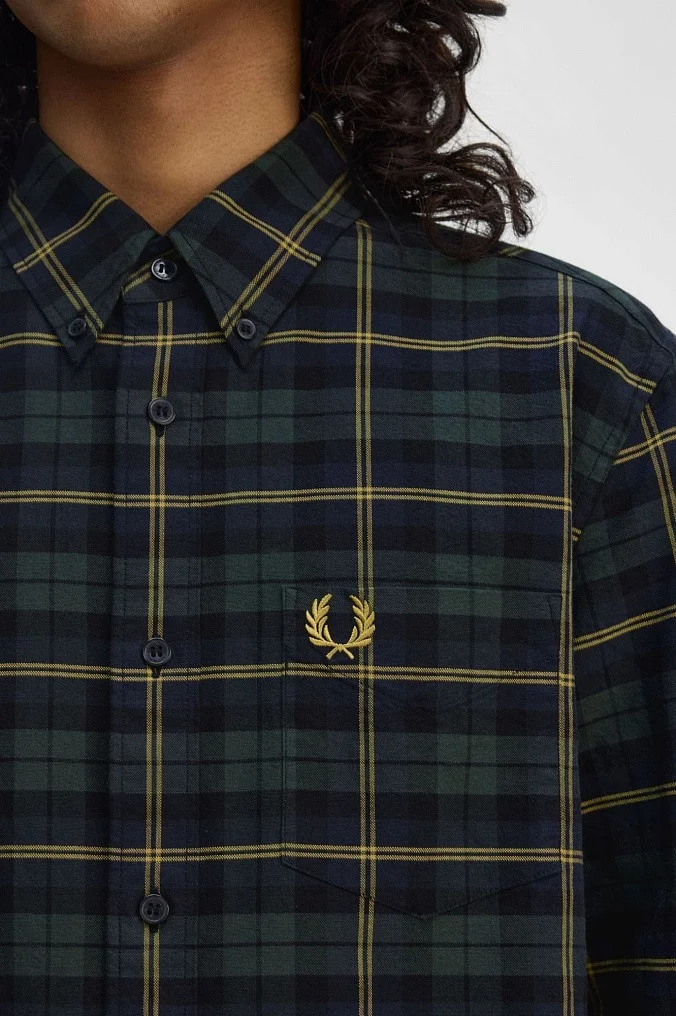 Fred Perry Oxford Tartan Shirt Long Sleeve M9621/608