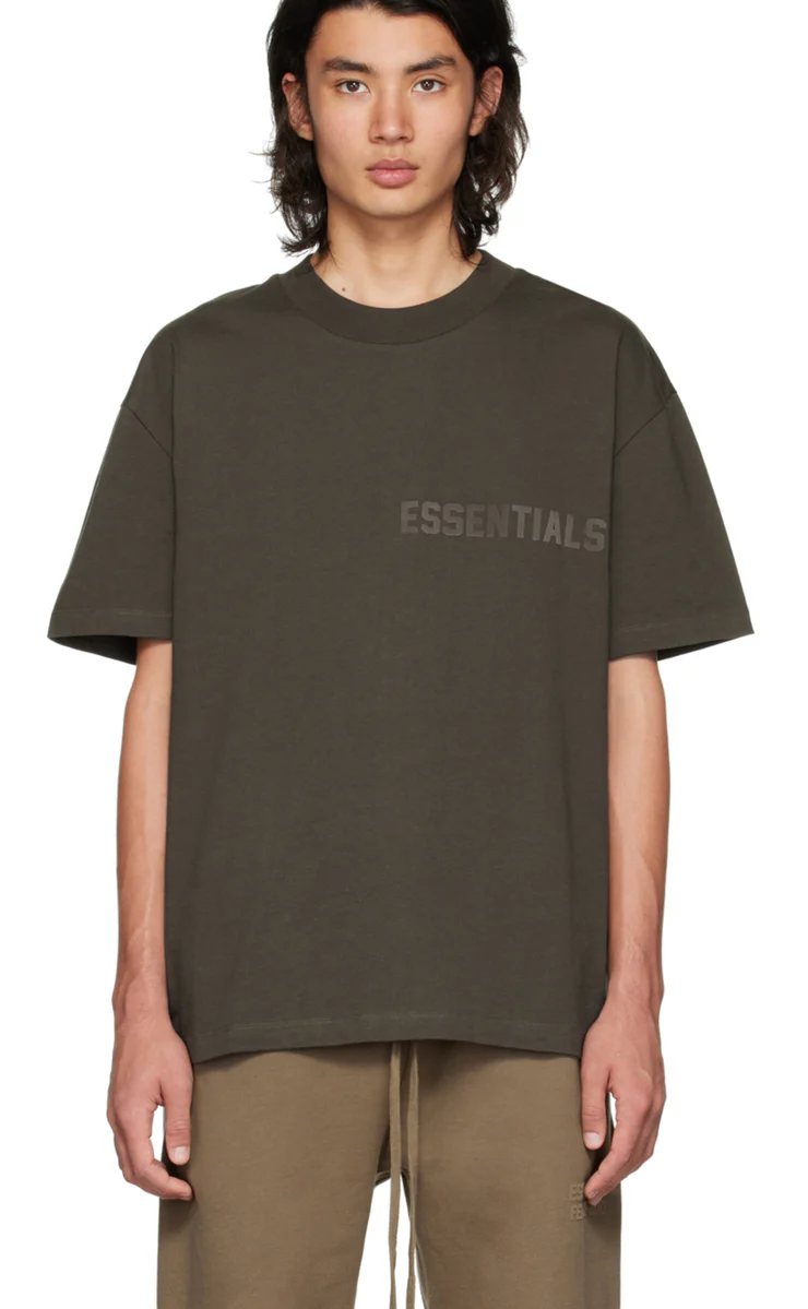 FOG FEAR OF GOD ESSENTIALS Off Black T-Shirt