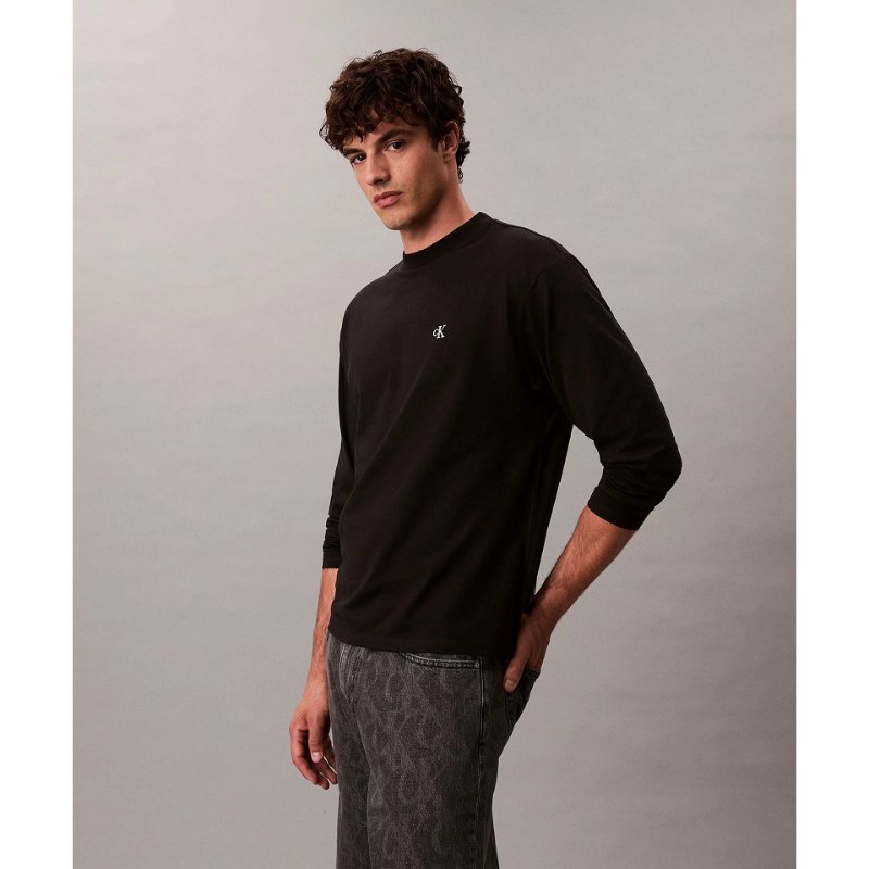 Calvin Klein T shirt kaos lengan panjang long sleeve cowo pria 4RD871G