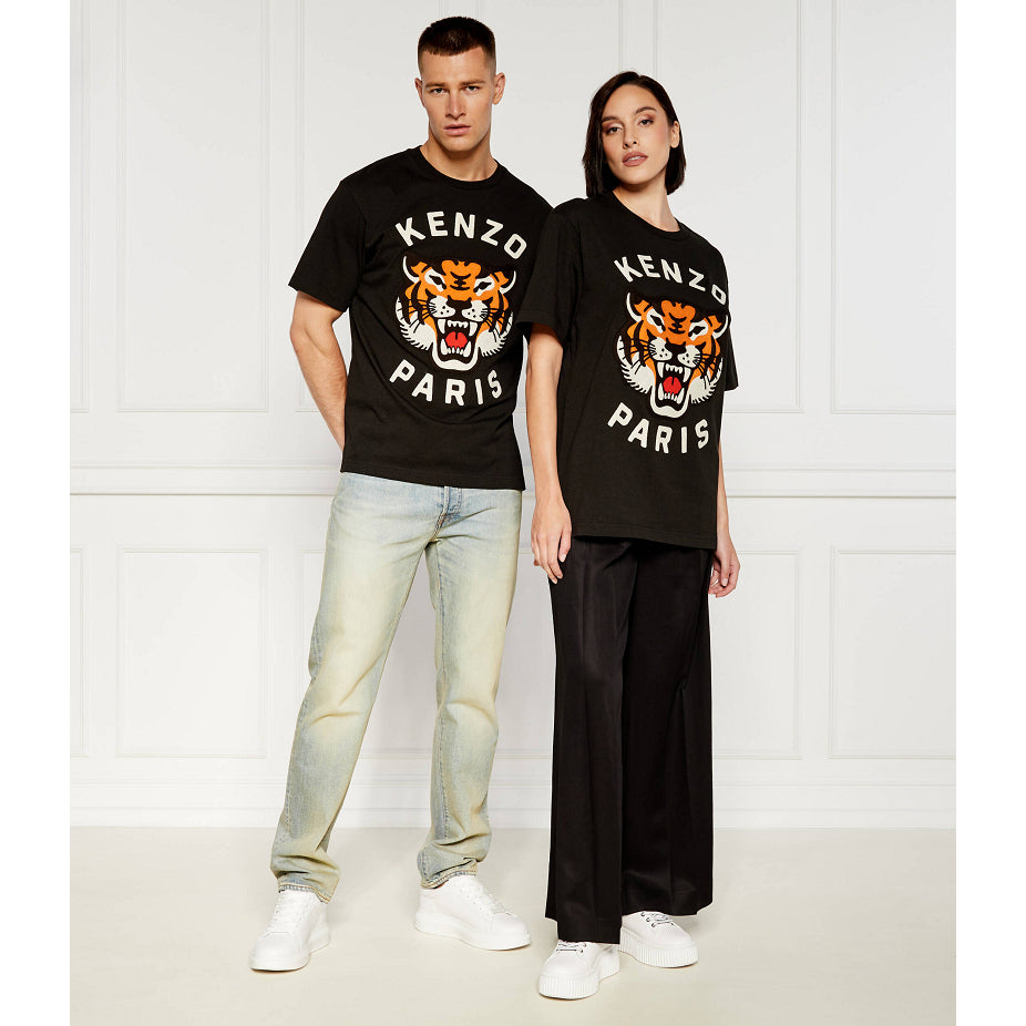 Kenzo Embroidered Lucky Tiger Cotton T-Shirt 68TS008