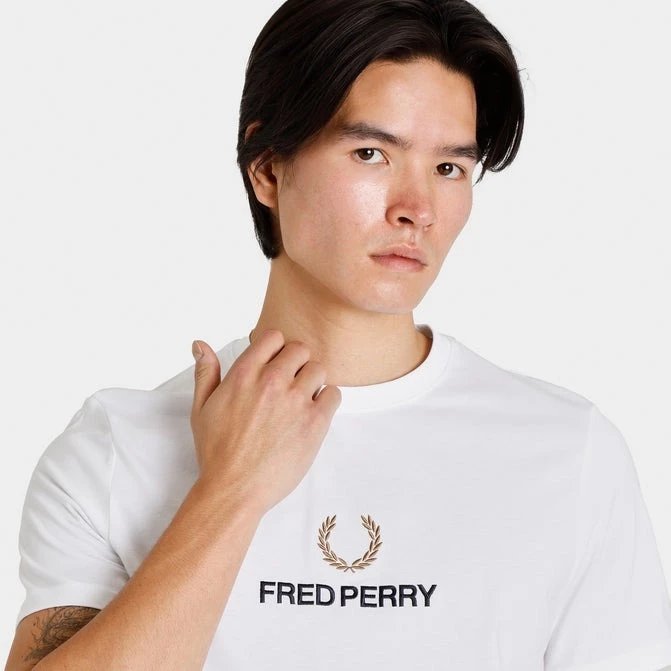 Fred Perry T shirt Tee Kaos Original Pria Man Cowo SM3095/300