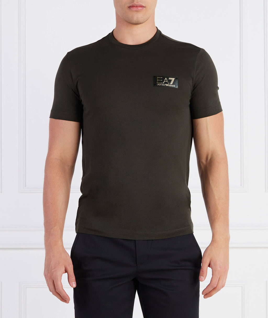 EMPORIO ARMANI EA7 Gold Label Short Sleeve T Shirt  3RPT19 PJM9Z