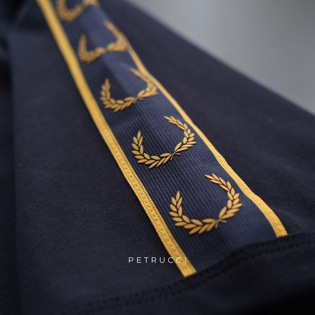 Fred Perry Contrast Tape Ringer T-Shirt Kaos M4613/W75