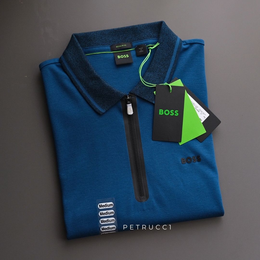 BOSS Zip Polo Shirt 50560661