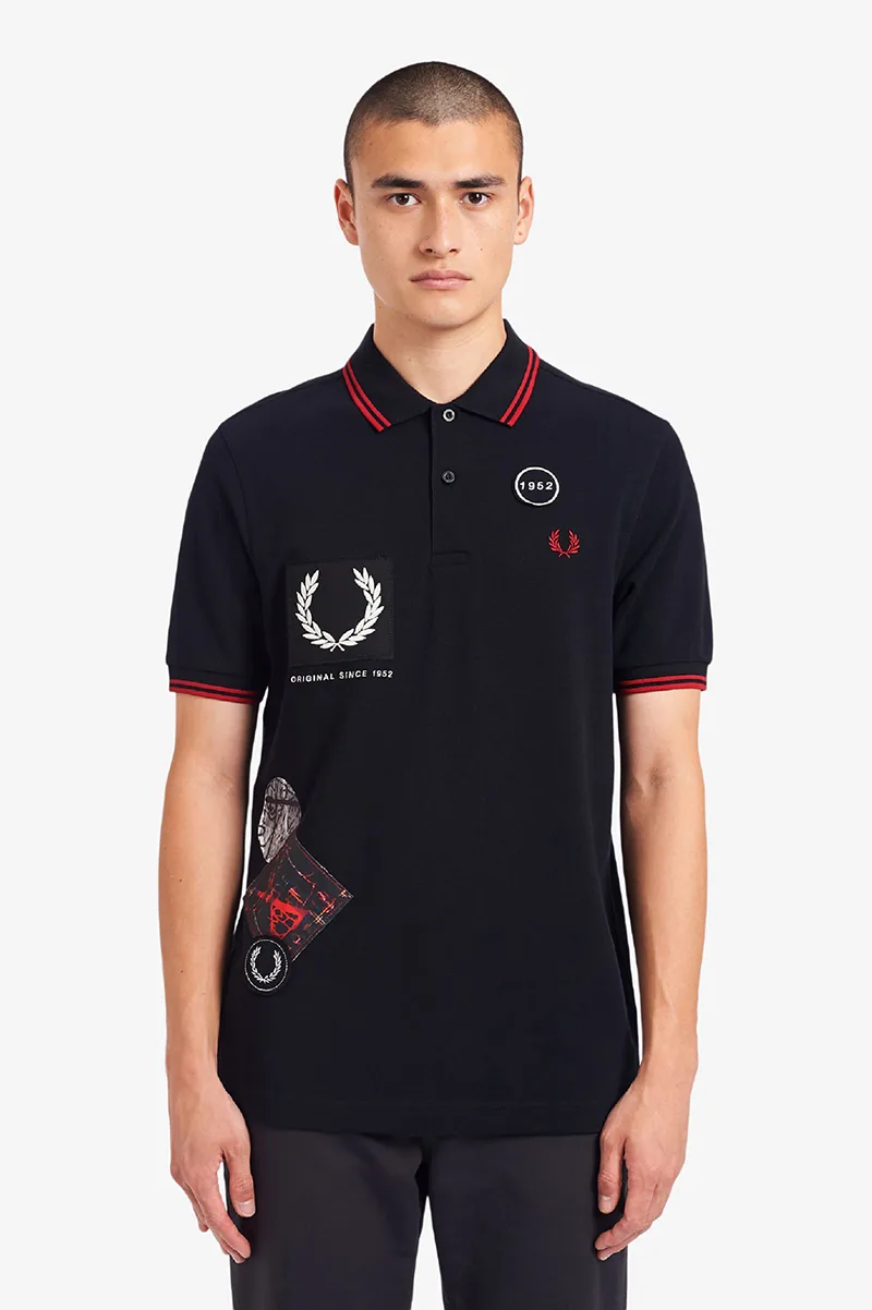 Fred Perry Graphic Applique Polo Shirt M1658/102