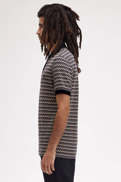 Fred Perry Zig-zag pattern polo shirt M8614/129