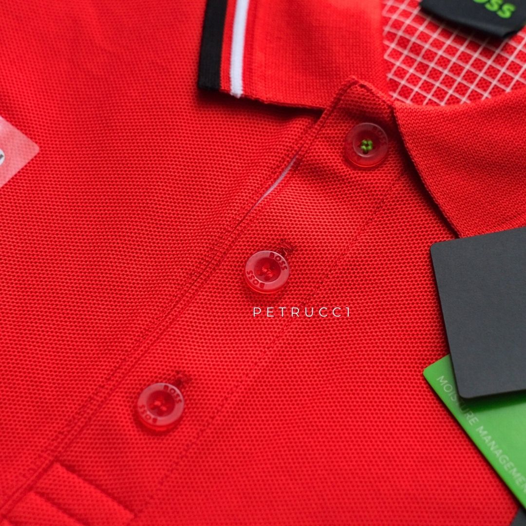 BOSS Polo shirt in cotton-blend piqué with S.Café  PADDY PRO 50249000