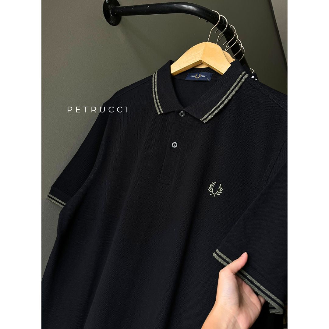 Fred Perry Kaos Polo Shirt Pique Cotton Cowo Pria Man M3600/T44