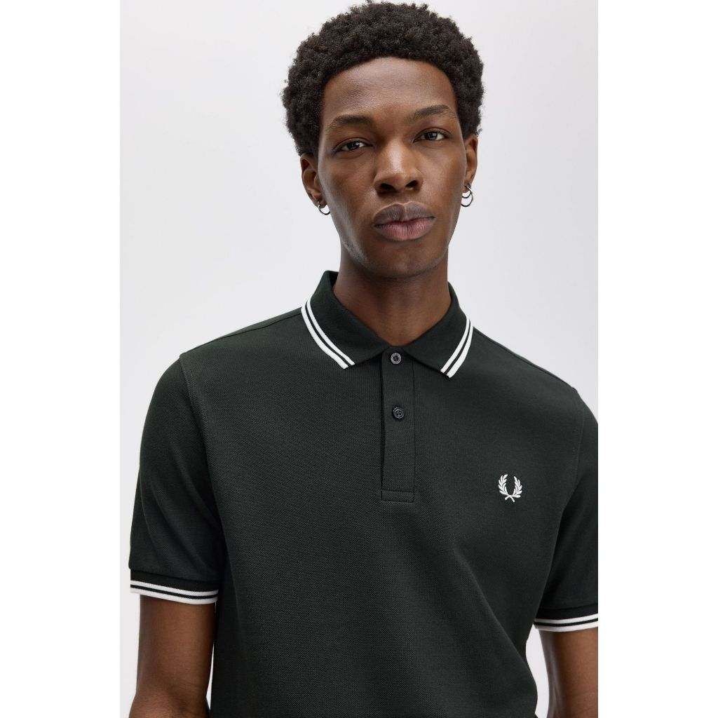 Fred Perry Original Polo Shirt Cowo Original Kaos Pria M3600/T50