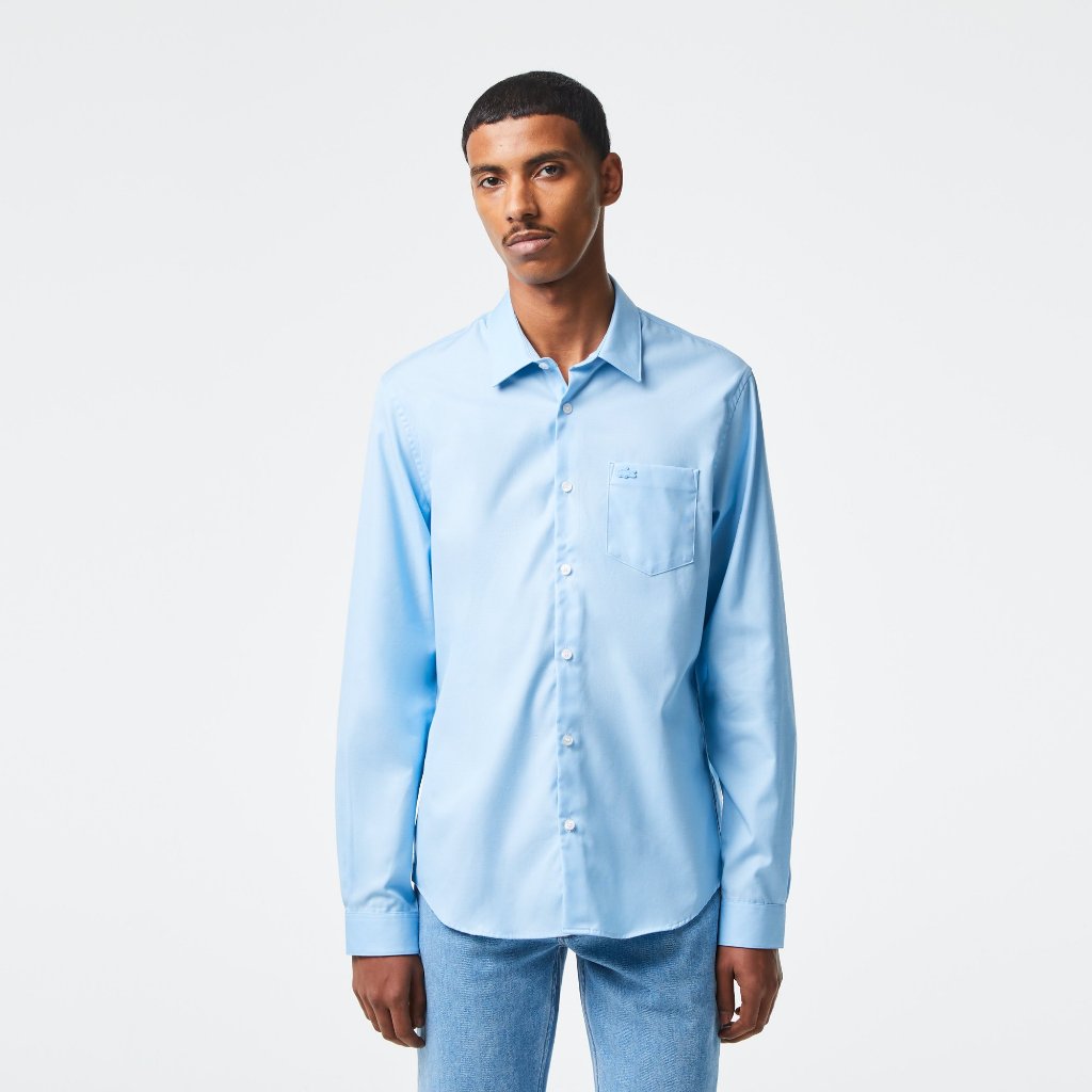 LACOSTE Regular Fit Shaped Collar Shirt CH6273