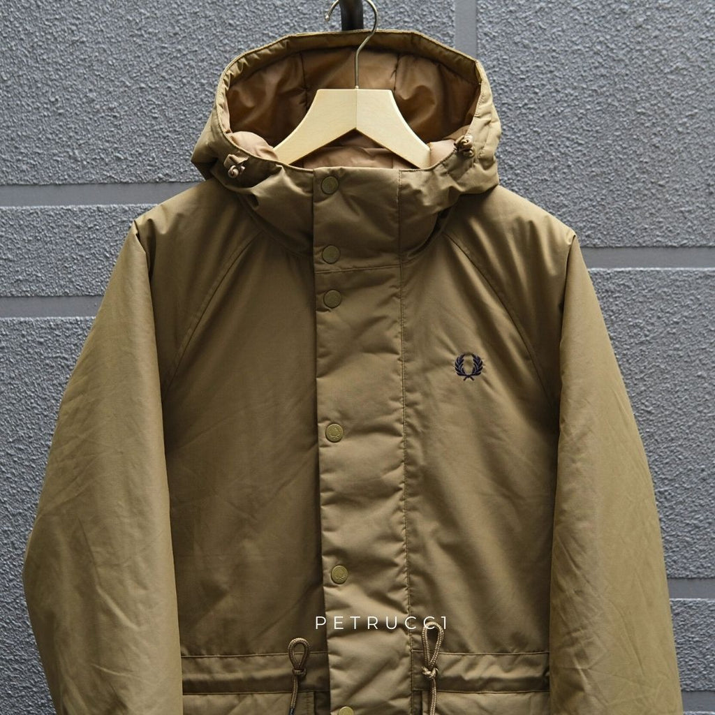 Fred Perry Padded Zip Through Parka Jacket J6516/P96