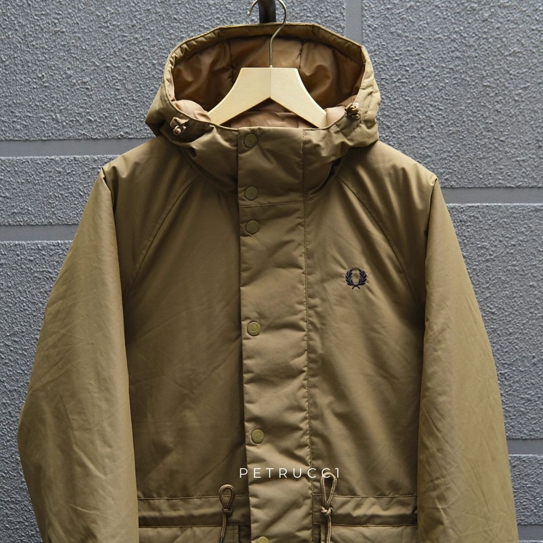 Fred Perry Padded Zip Through Parka Jacket J6516/P96