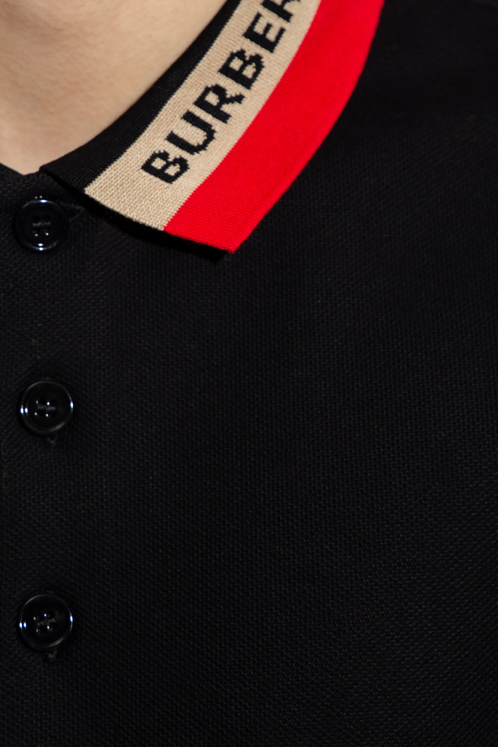 BURBERRY Edney Contrasting Collar Polo Shirt 8039265