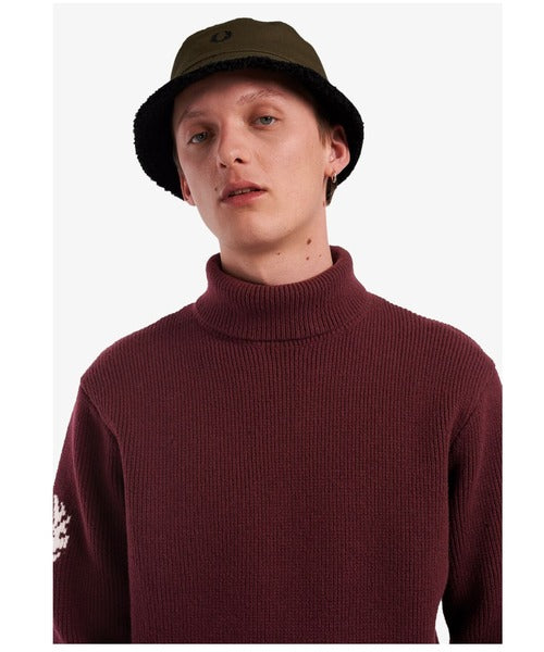 Fred Perry Laurel Wreath Roll Neck Jumper Sweater K4561/597