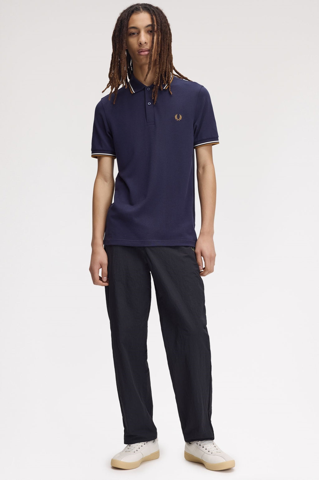Fred Perry Original Polo Shirt Cowo Original Kaos Pria Lengan Pendek Short M3600/73C