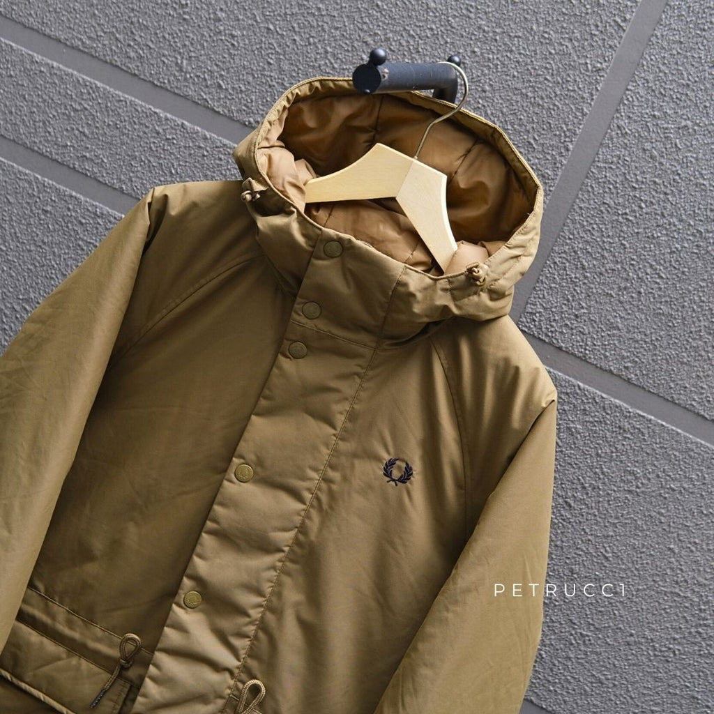 Fred Perry Padded Zip Through Parka Jacket J6516/P96