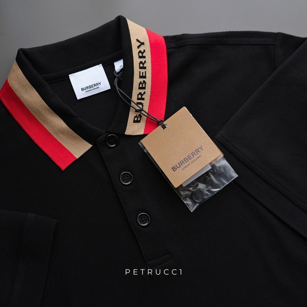 BURBERRY Edney Contrasting Collar Polo Shirt 8039265