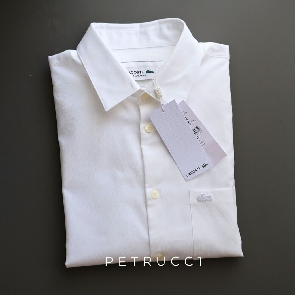 LACOSTE Regular Fit Short Sleeved Cotton Shirt CH8528