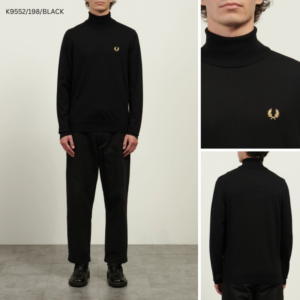FRED PERRY FP Long Sleeved Turtle Neck K9552