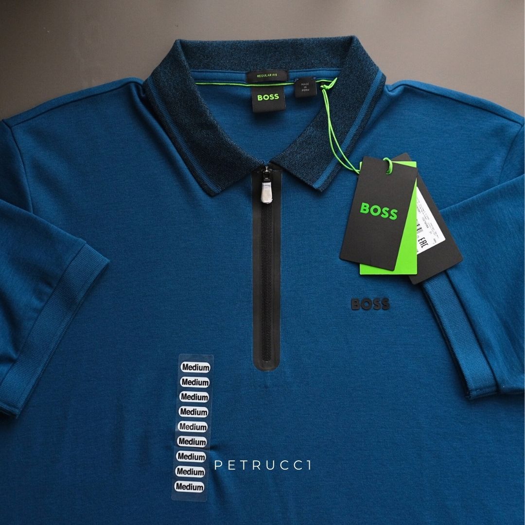 BOSS Zip Polo Shirt 50560661