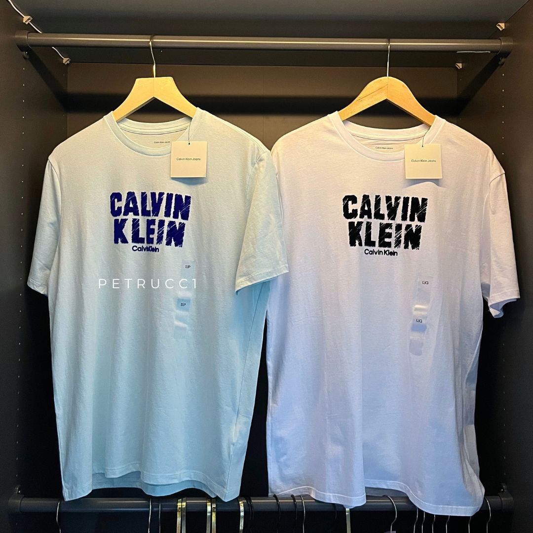 Calvin Klein Velvet Logo T shirt