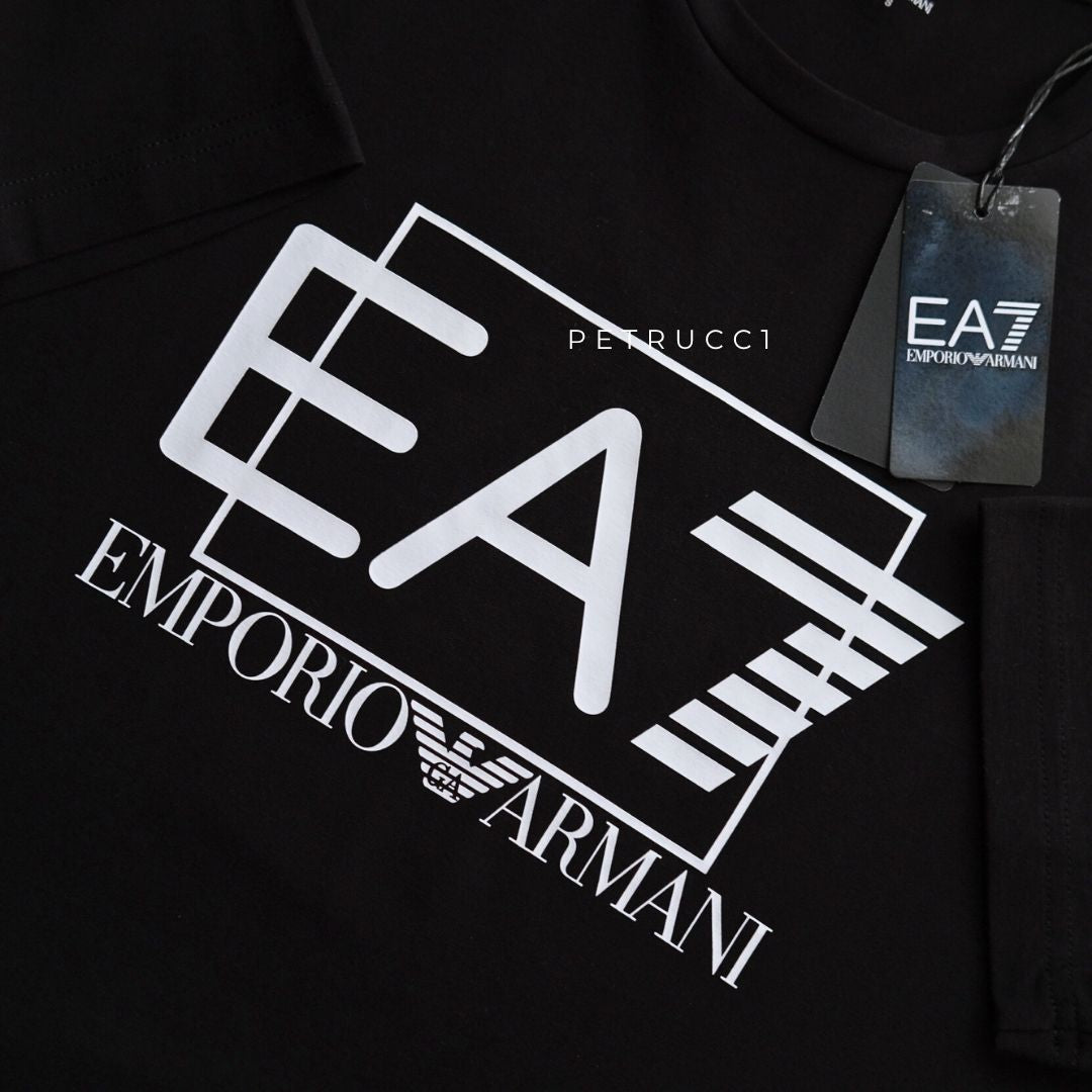 EMPORIO ARMANI EA7 Visibility Pima Cotton T-Shirt 3RPT62 PJ03Z