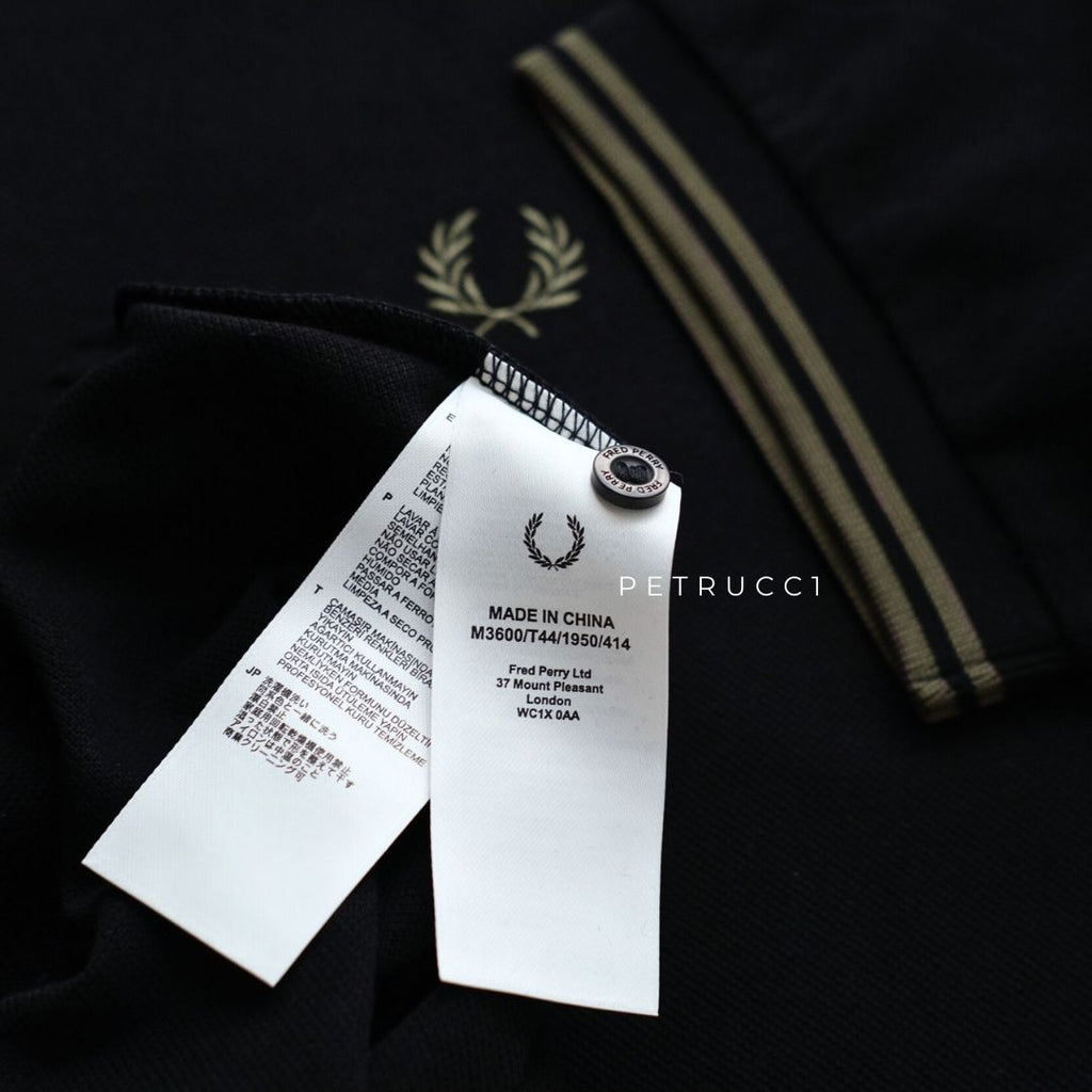 Fred Perry Kaos Polo Shirt Pique Cotton Cowo Pria Man M3600/T44