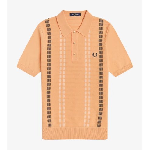 Fred Perry Knit Polo Shirt Stripe K1540/K34
