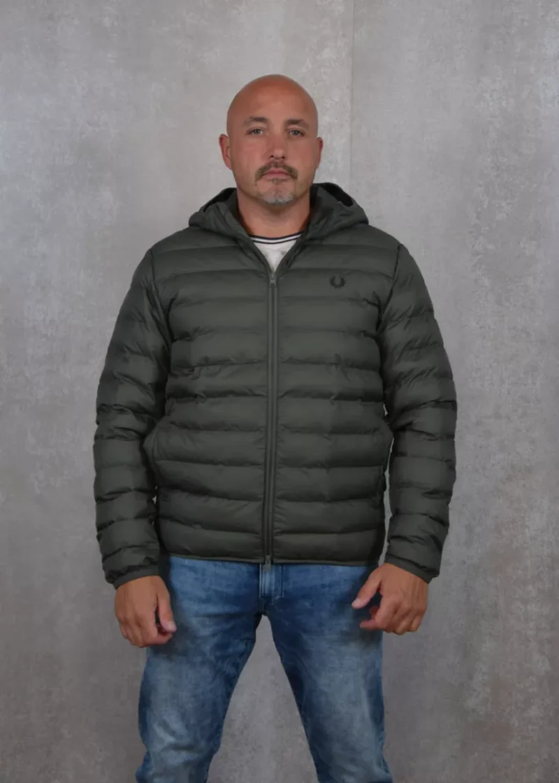 Fred Perry Hooded Insulated Jacket Puffer J8553/W19