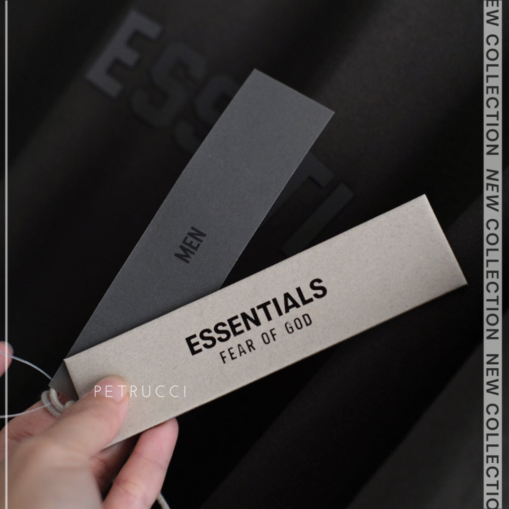 FOG FEAR OF GOD ESSENTIALS Off Black T-Shirt