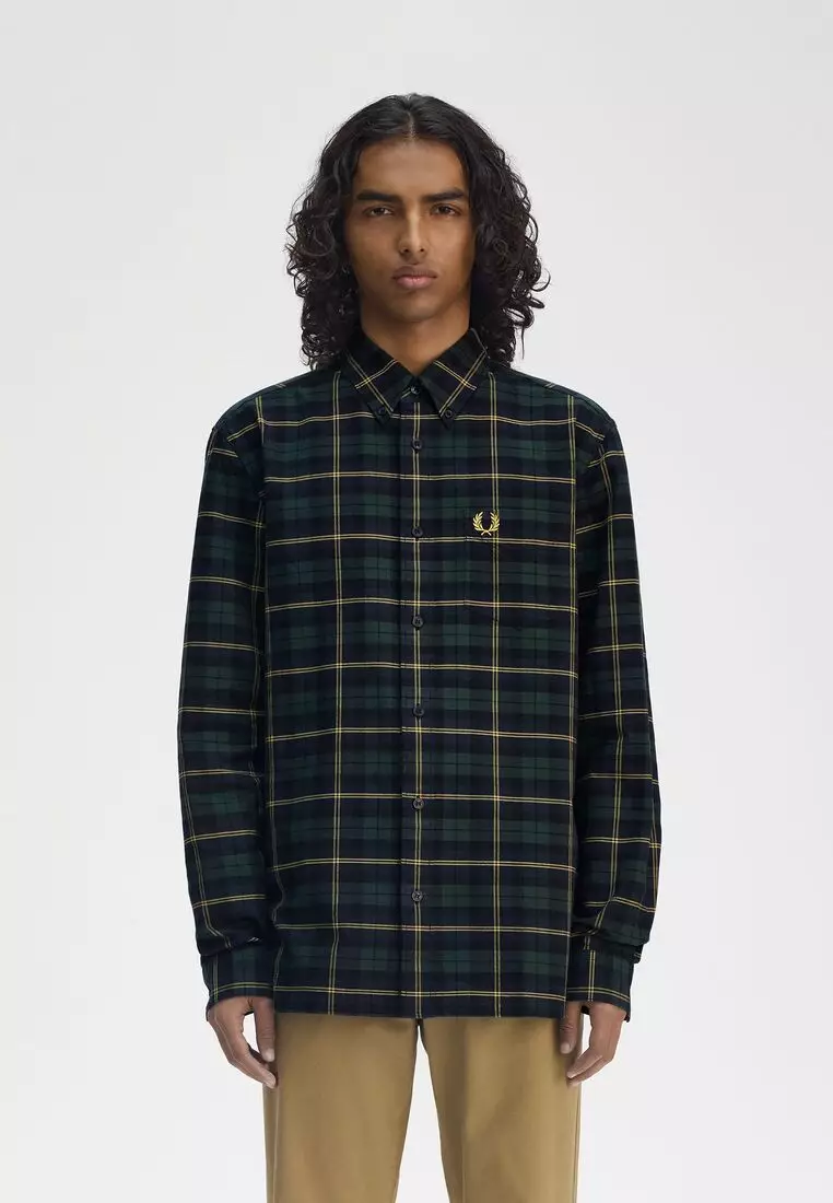 Fred Perry Oxford Tartan Shirt Long Sleeve M9621/608