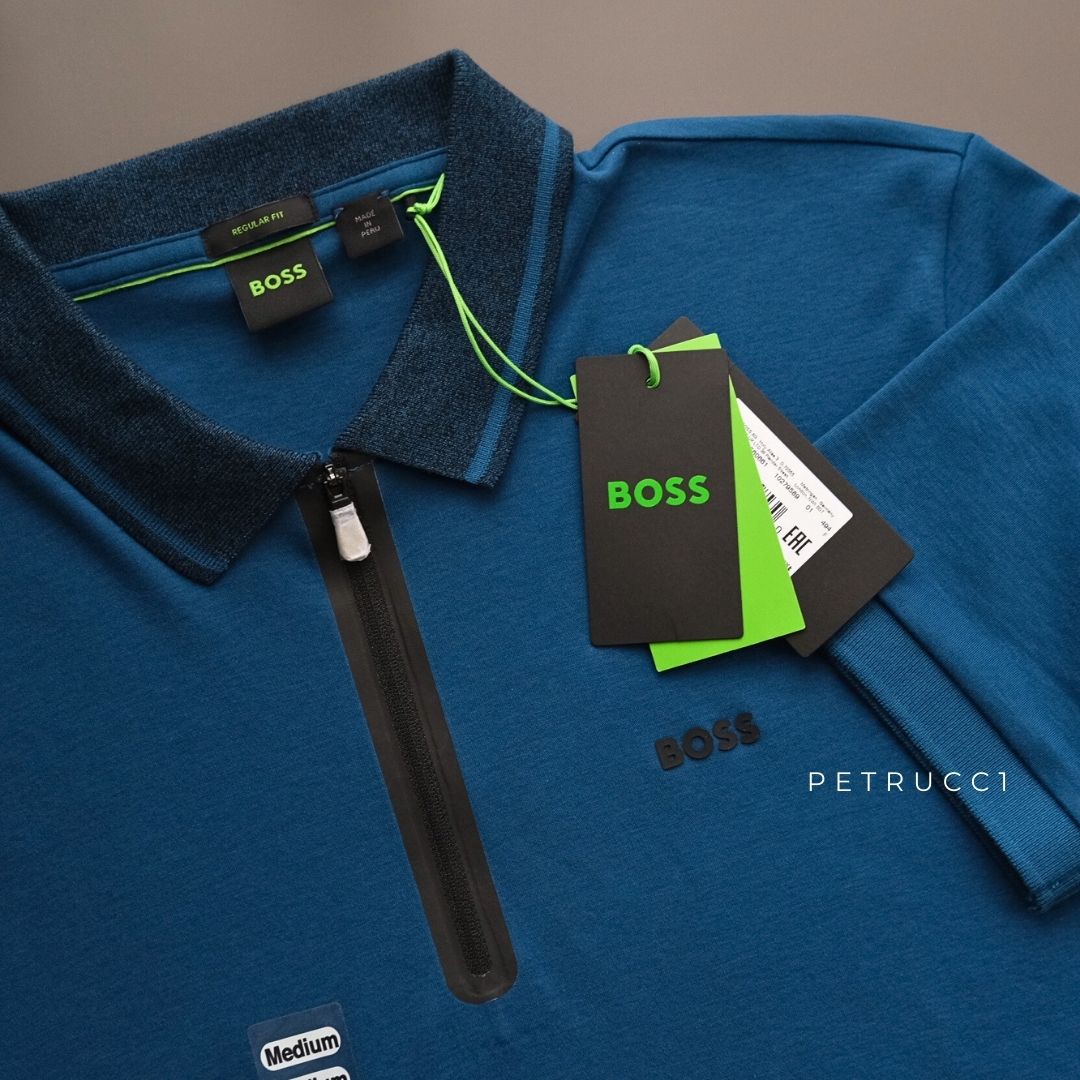 BOSS Zip Polo Shirt 50560661