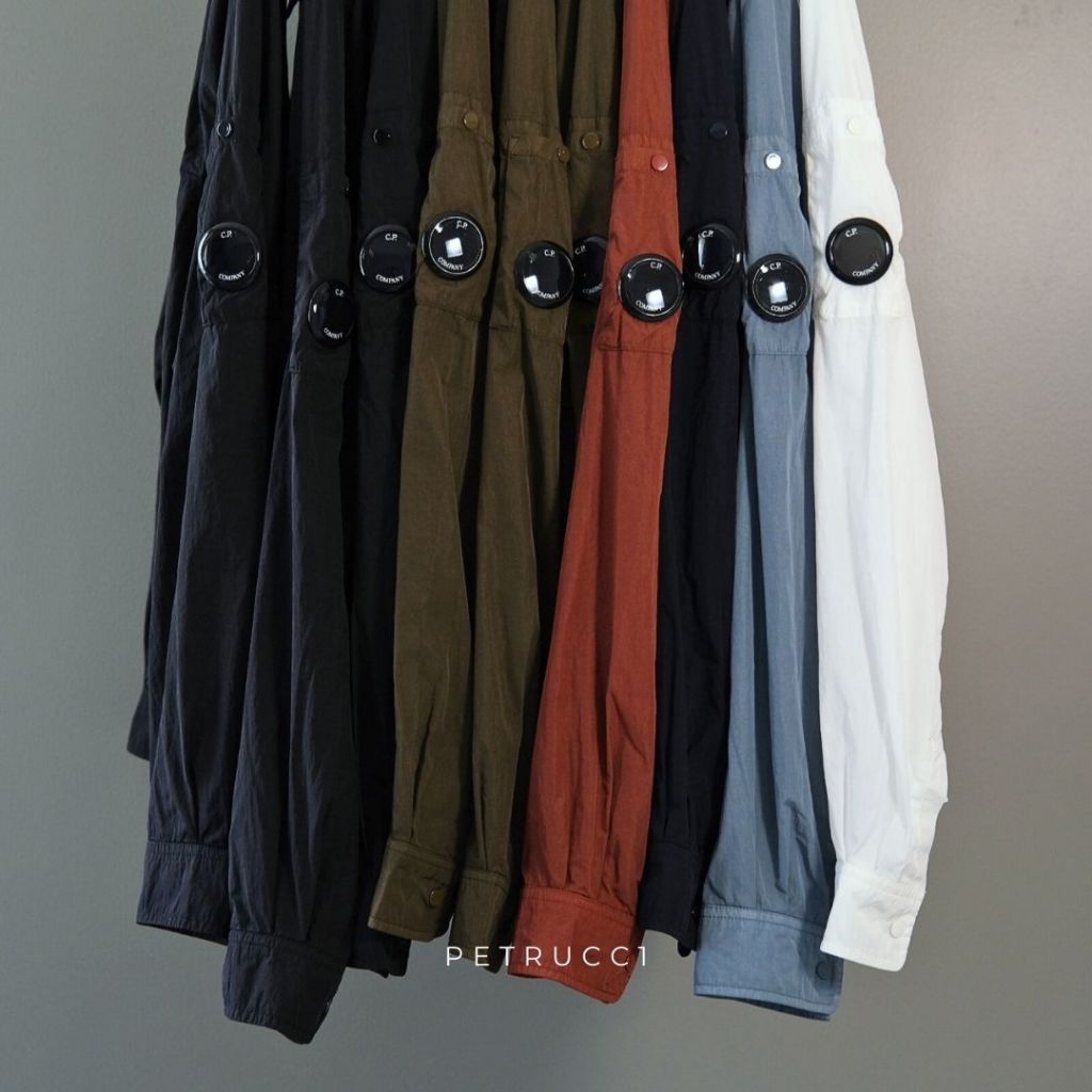 CP Company Chrome R Full Zip Overshirt 18CMOS095A