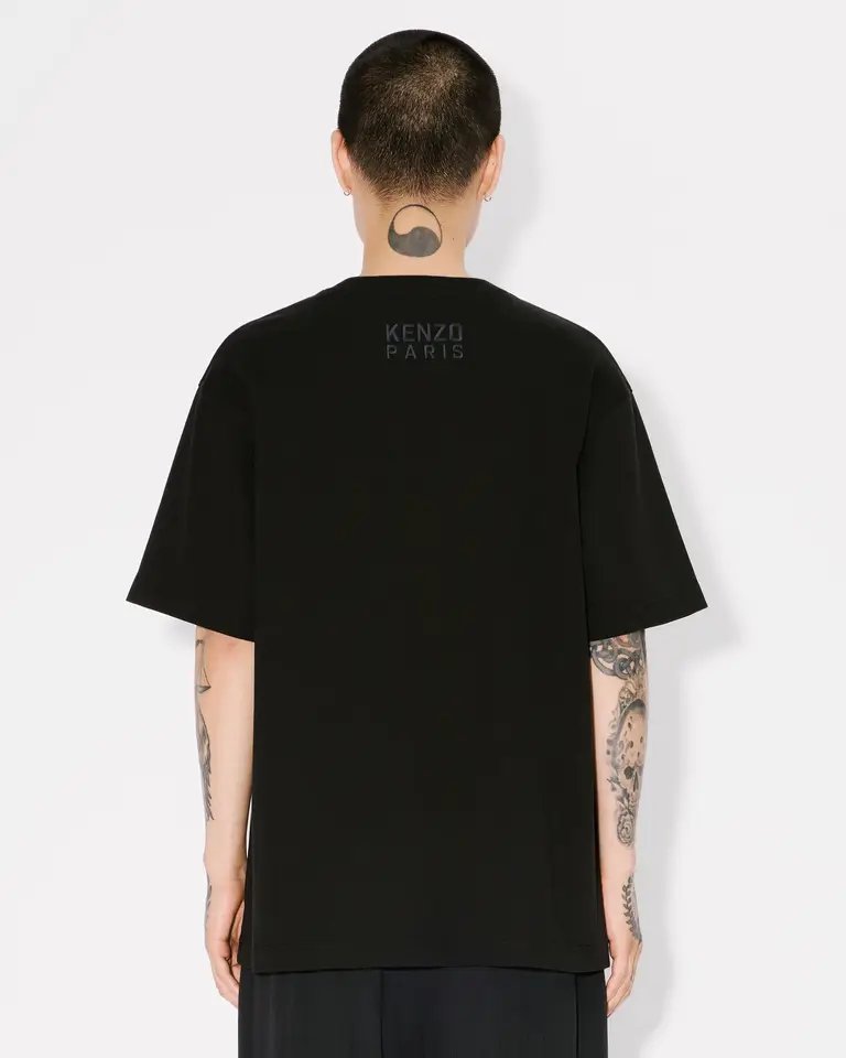 KENZO Happy Tiger Embroidered Oversized T Shirt 5TS5264SI
