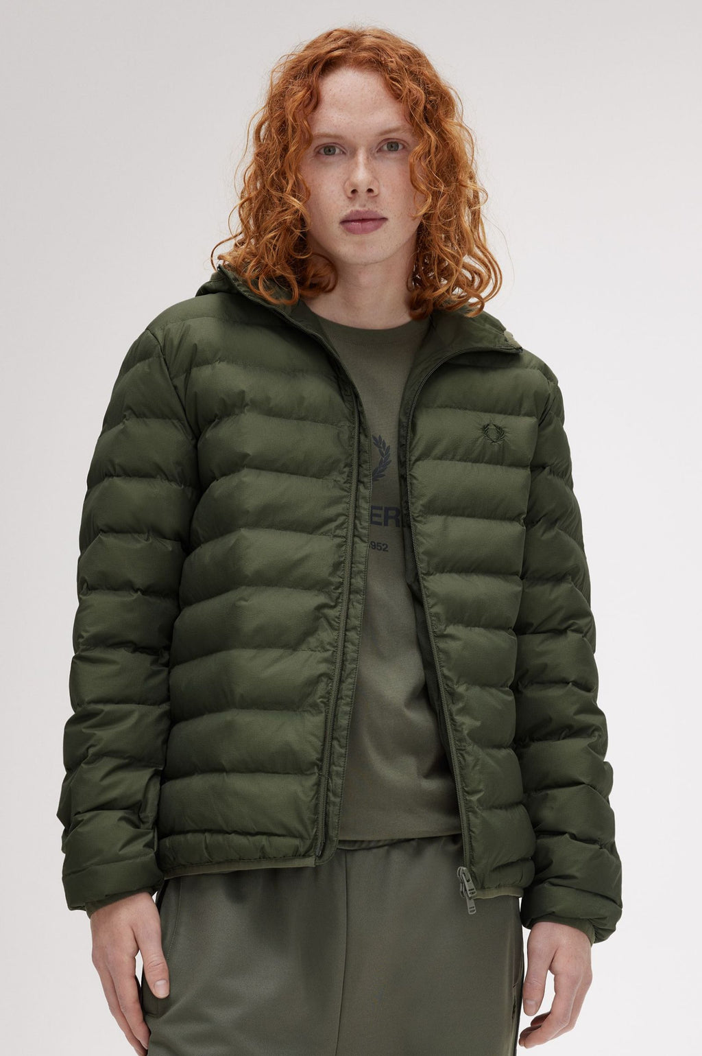 Fred Perry Hooded Insulated Jacket Puffer J8553/W19