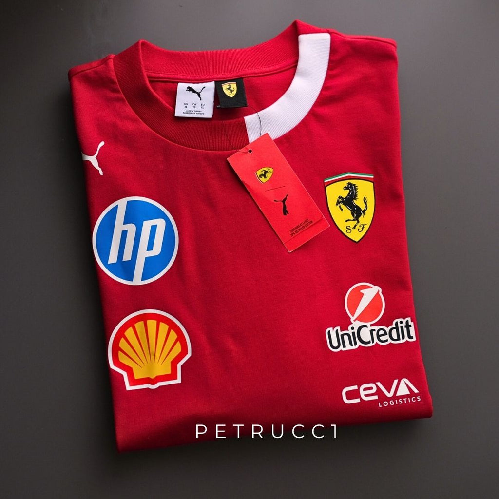 F1 SCUDERIA FERRARI 2025 Scuderia Ferrari 2025 Drivers Tee Men T Shirt