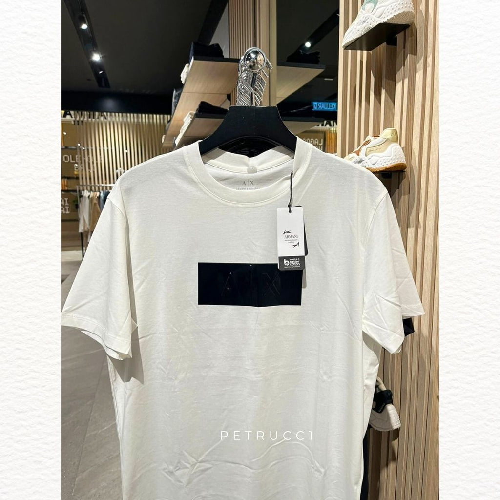 ARMANI EXCHANGE Vinyl Logo Print T Shirt XM000786